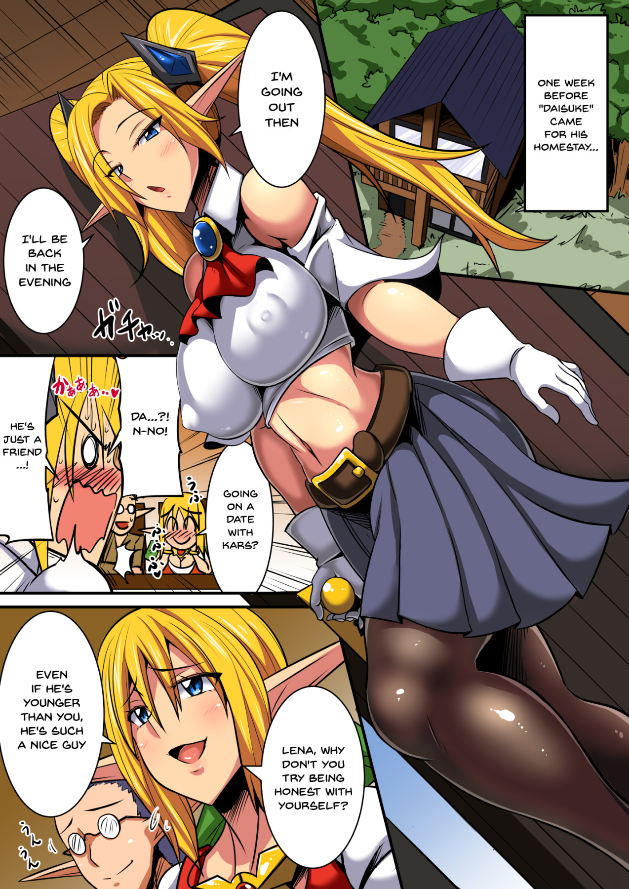 Hentai Manga Comic-Having a Culture Exchange With an Elf Mother and Daughter ~Lena Edition~-Read-2